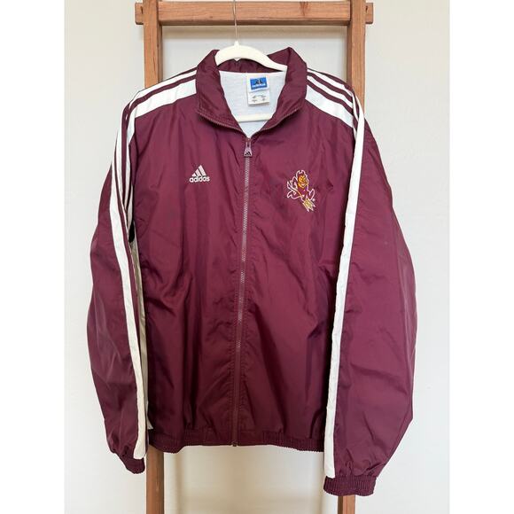 Adidas jacket with Arizona State sparky- size large - Picture 1 of 5